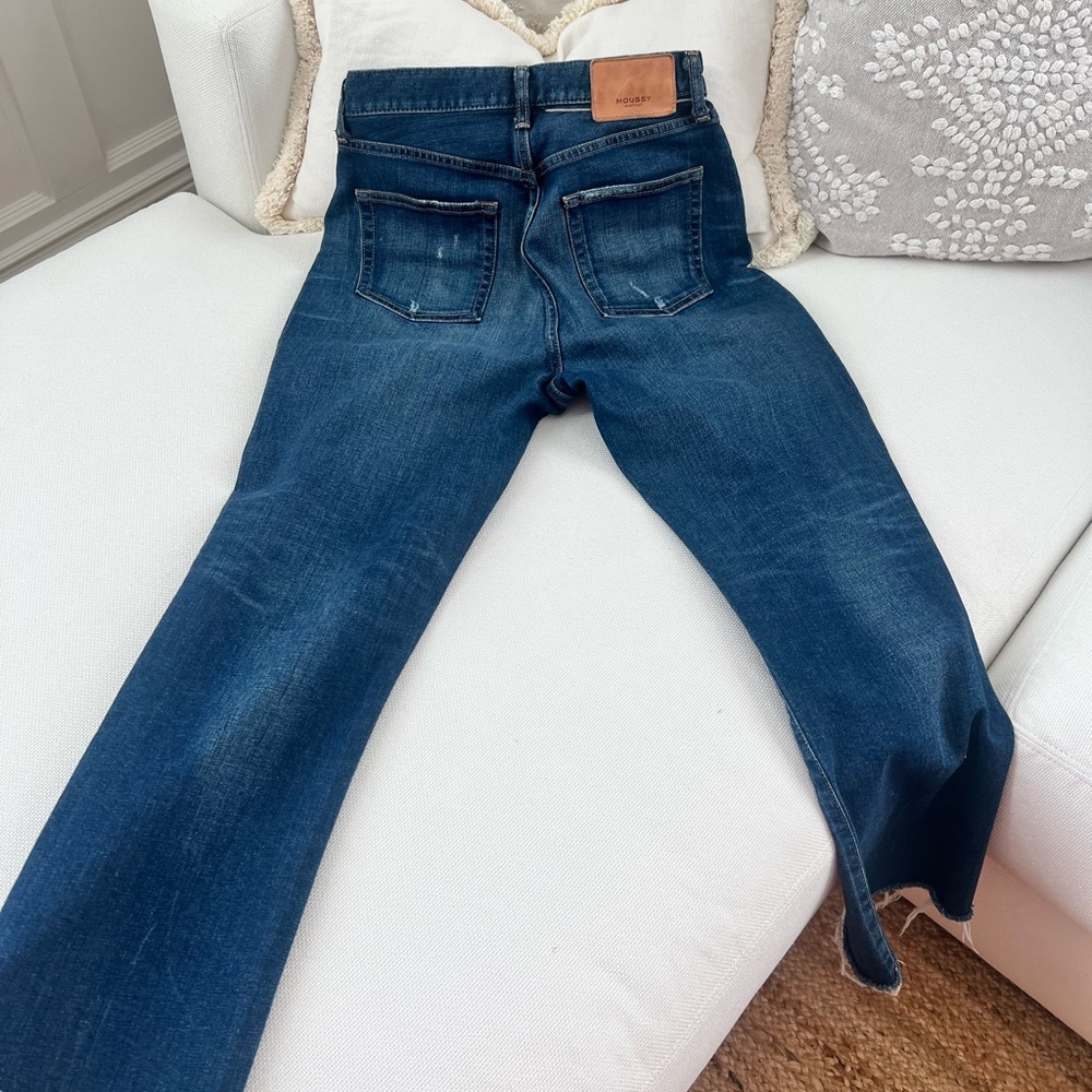 Moussy High Rise Women's Jeans - Dark Blue